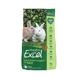 Burgess excel mint adult rabbit food 1.5kg