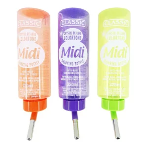 Classic colourful midi water bottle 320ml