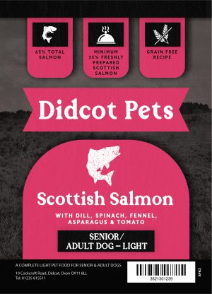 Superfood scottish salmon puppy