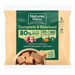 Natures Menu 80/20 Goose and turkey 1kg