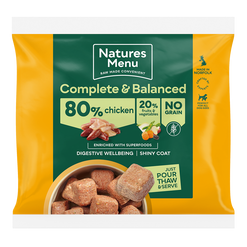 Natures Menu 80/20 chicken nuggets 1kg