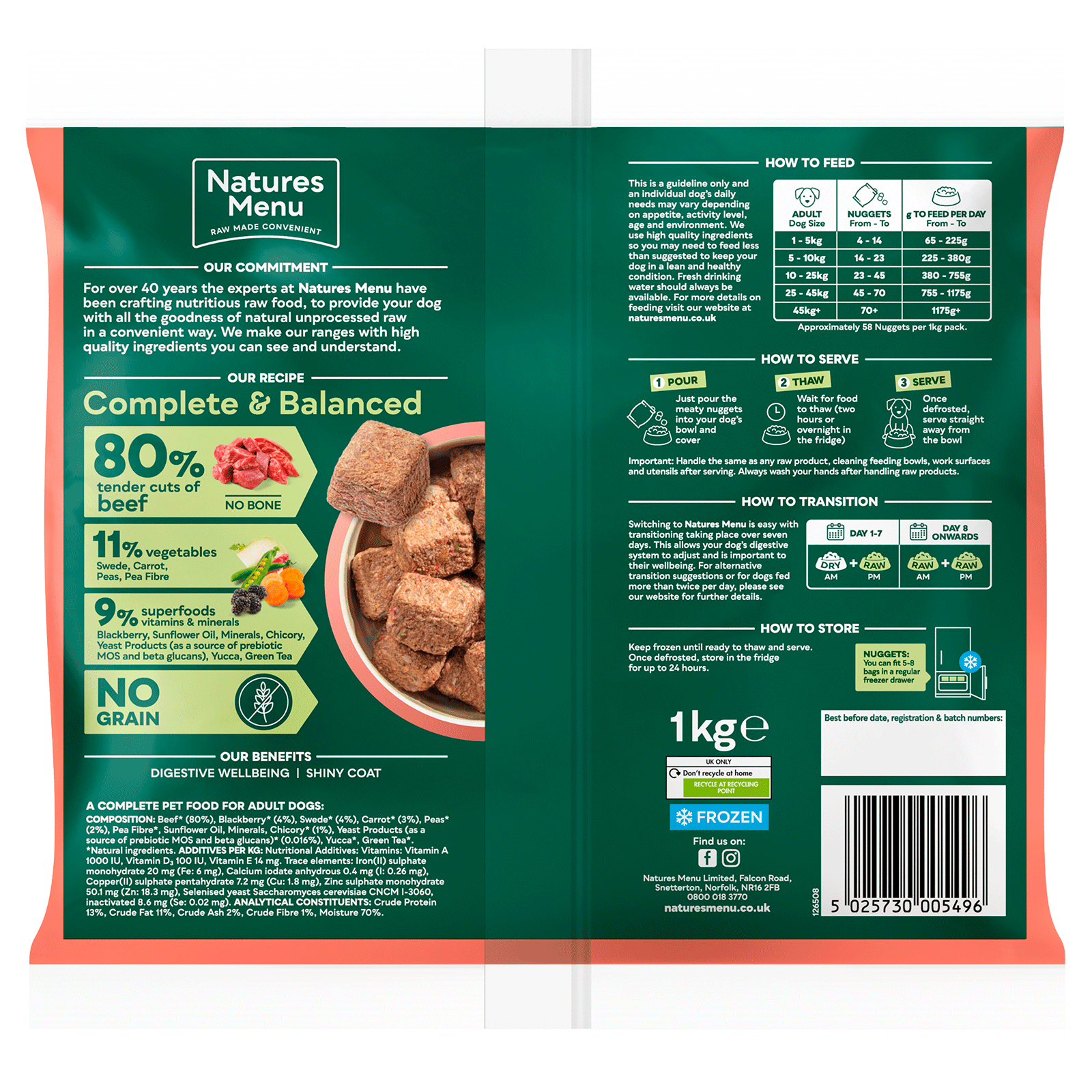 Natures Menu 80/20 beef and veg - Image 3