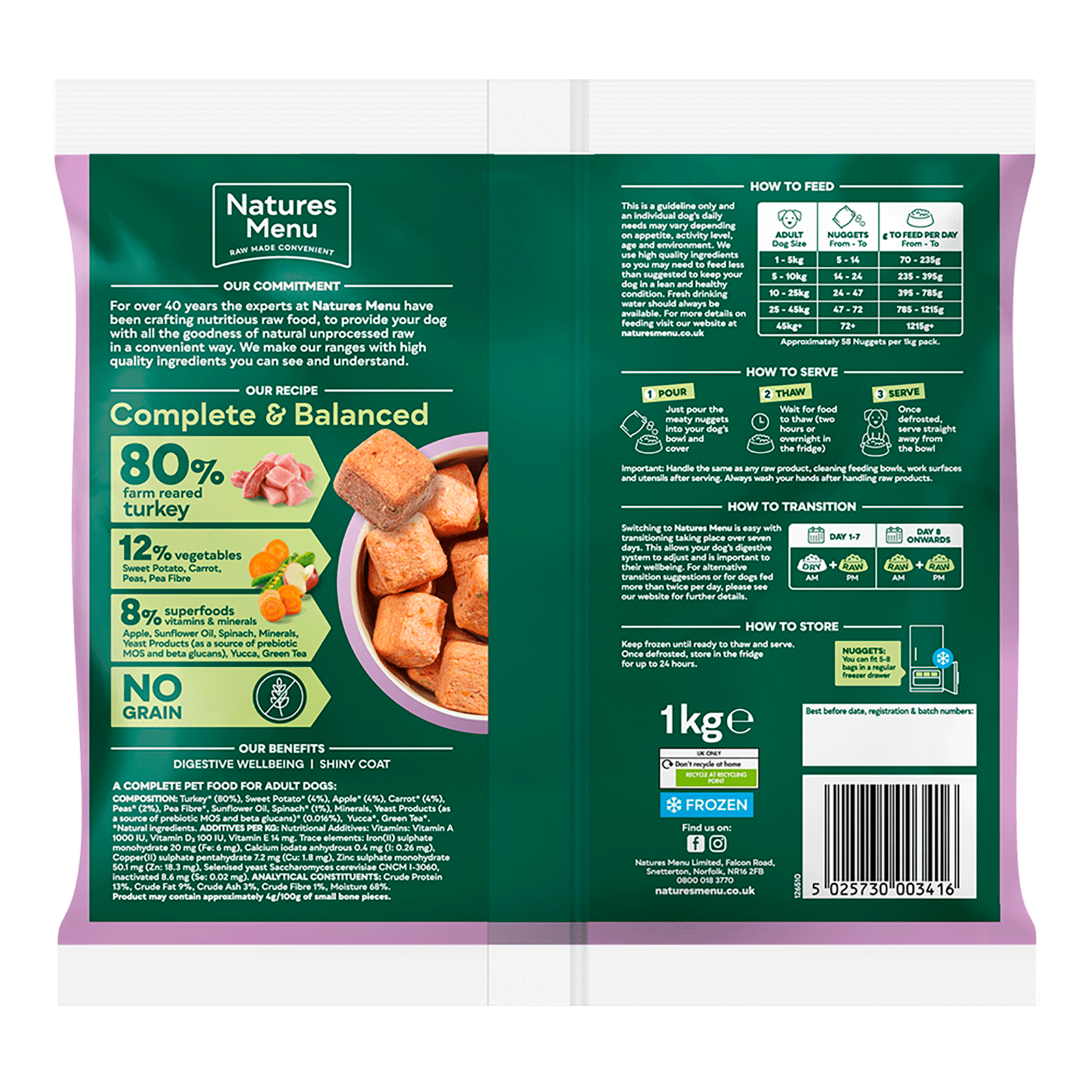 Natures Menu 80/20 turkey and veg - Image 3