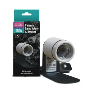 arcadia ceramic clamp lamp holdere and bracket