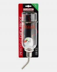 Classic glass drinking bottle L